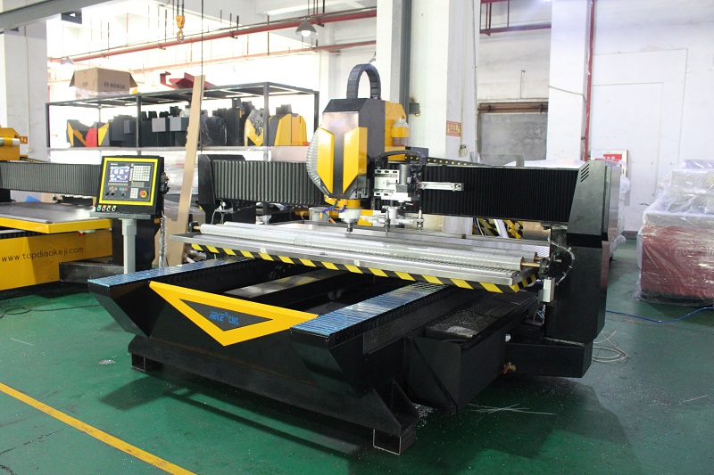 鋁板雕刻機切割到臺面怎么辦